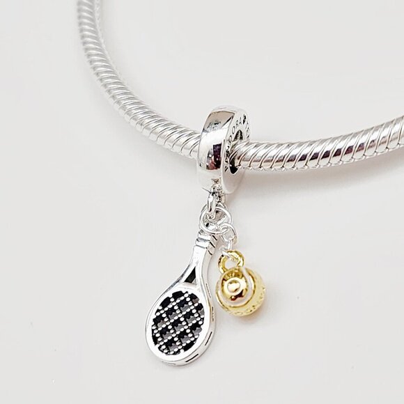 Pandora Tennis Racket Dangle Charm - Picture 2 of 4